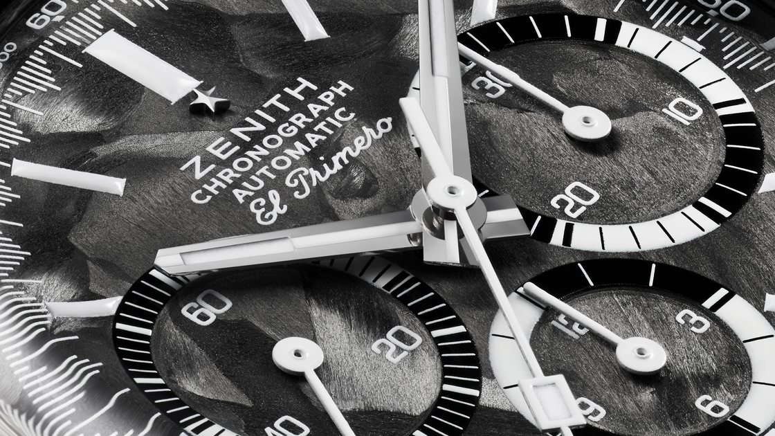 Up-close Photo of Zenith Chronomaster Revival - Limited Edition Cover Girl Carbon